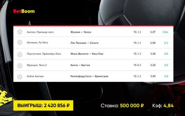 Экспресс BetBoom