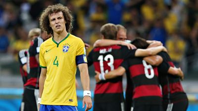 Матч Бразилии и Германии на чемпионате мира