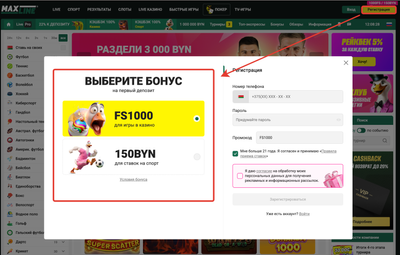 Как пройти регистрацию в Макслайн с ПК