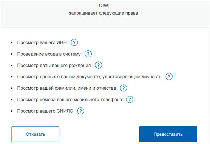 Скриншот с портала «Госуслуги». Помимо паспортных данных, букмекер запрашивает ИНН и СНИЛС